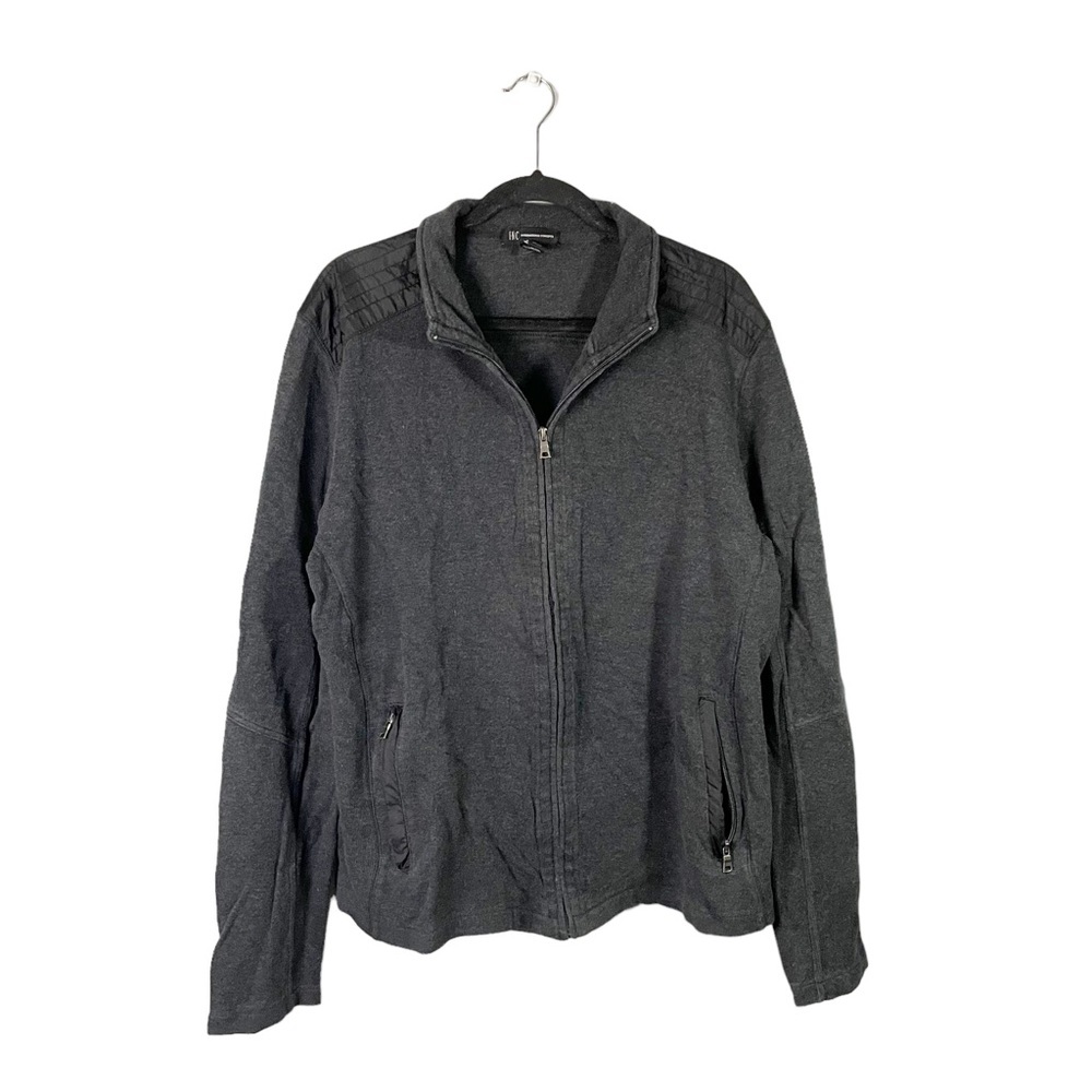 INC International Concepts Full Zip Up Knit Sweater Business’s Casual Size XL
